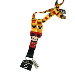 Disney Mickey Mouse Landyard Yellow/Black/White